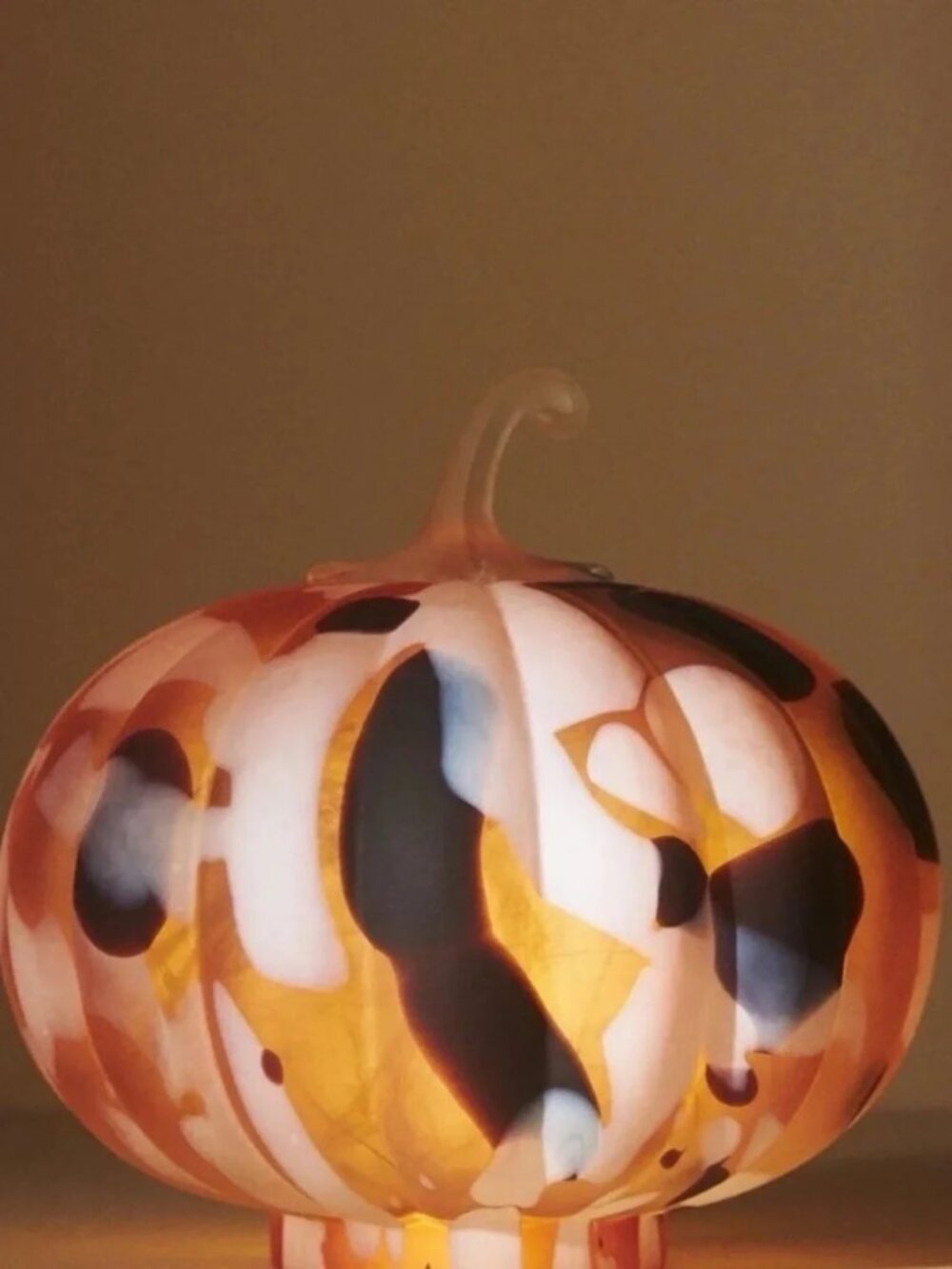 NWT Anthropologie  Glass Cheena Pumpkin